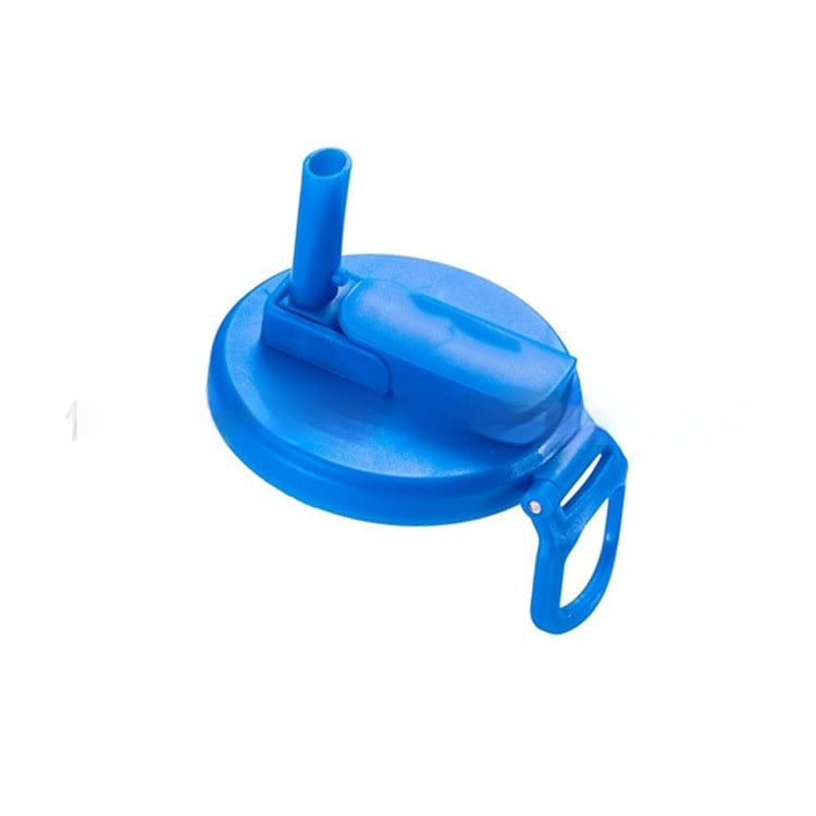 Snap-On Soda Can Lid with Straw